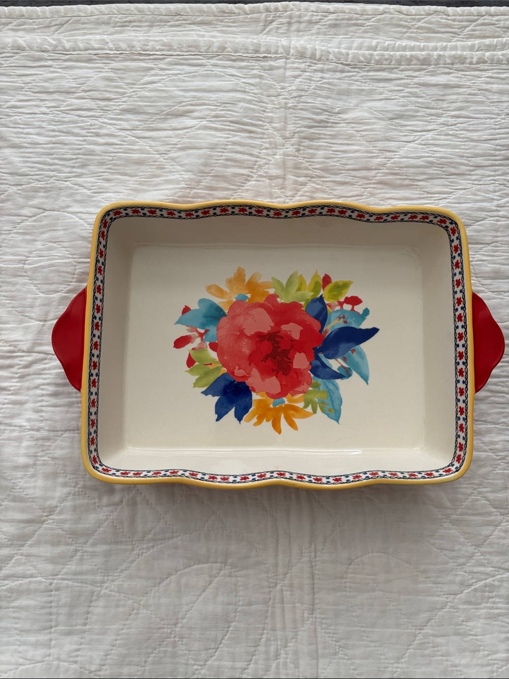 The Pioneer Woman Floral Baking Dish